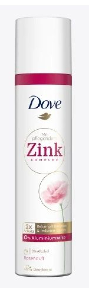 (DE) Dove, Dezodorant, róża cynkowa, 100ml (PRODUKT Z NIEMIEC)
