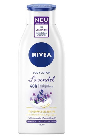 (DE) Nivea, Lavendel, Balsam do ciała, 400ml (PRODUKT Z NIEMIEC)