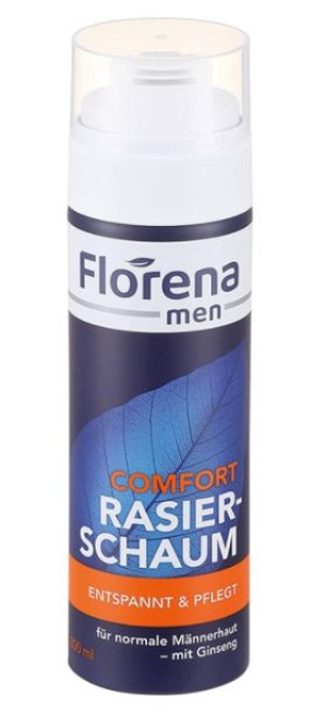 (DE) Florena, Men Comfort, Pianka do golenia, 200 ml (PRODUKT Z NIEMIEC)