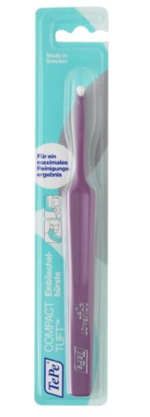 (DE) TePe, Compact Tuft, Szczoteczka do zębów z okrągłą główką, 1 sztuka (P