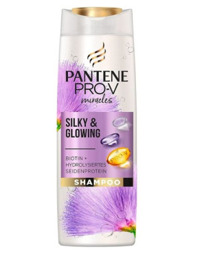 (DE) Pantene, Pro-V Miracles Silky & Glowing, Szampon z biotyną, 250ml (PRO