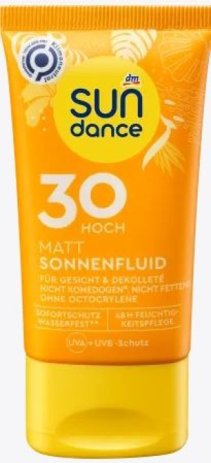 (DE) Sundance, Krem przeciwsłoneczny do twarzy, matujący, SPF30, 50 ml (PRO