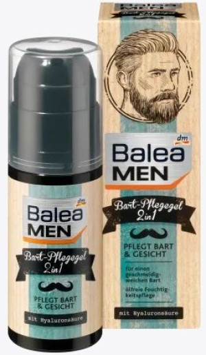 (DE) Balea MEN, Żel do pielęgnacji brody 2w1, 50 ml (PRODUKT Z NIEMIEC)