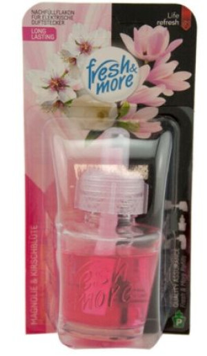 (DE) Fresh & More, Wkład do odswieżacza, Magnolia & Kwiat Wiśni, 19 ml (PRO