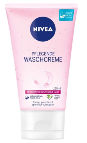 (DE) Nivea, Odżywczy krem ??myjący z olejkiem migdałowym, 150 ml (PRODUKT Z