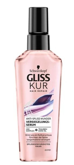 (DE) Gliss Kur, Serum do włosów przeciw rozdwajaniu się końcówek, 75 ml (PR