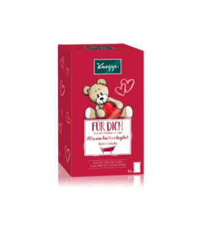 (DE) Kneipp, Fur dich,  Zestaw soli do kąpieli, 4x60g  (PRODUKT Z NIEMIEC)