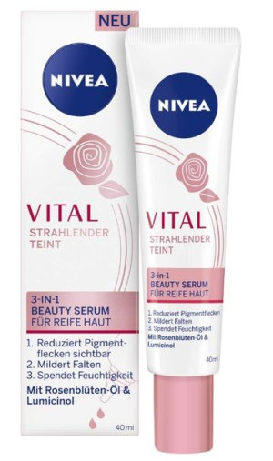 (DE) Nivea, Serum do cery dojrzałej, zmniejsza plamy pigmentowe, 40 ml (PRO