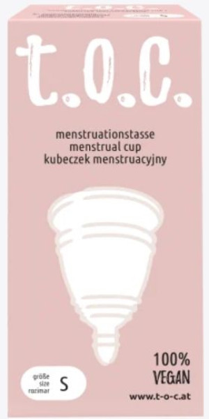 (DE) T.O.C. Kubeczek menstruacyjny rozmiar S (PRODUKT Z NIEMIEC)