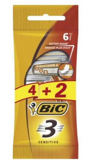 (DE) Bic , Maszynka do golenia, 6 sztuk (PRODUKT Z NIEMIEC)