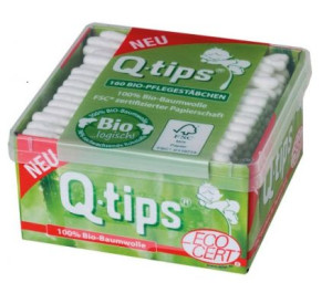 (DE) Q-Tips, Patyczki higieniczne, 160 sztuk (PRODUKT Z NIEMIEC)