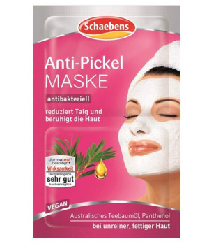 (DE) Schaebens, Anti-Pickel, Maska, 1 sztuka (PRODUKT Z NIEMIEC)