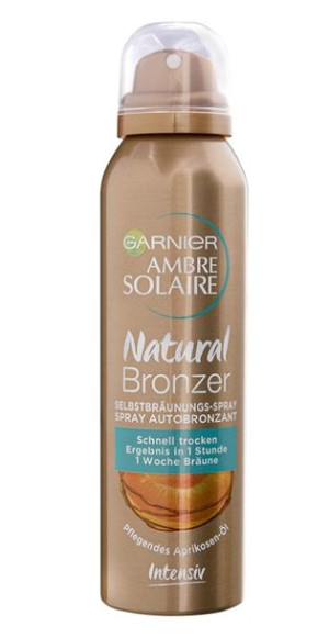 (DE) Garnier, Spray samoopalający z olejkiem z pestek moreli, złoty, 150 ml