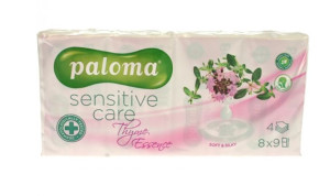 (DE) Paloma, 4-warstwowe chusteczki papierowe, tymianek,  8 sztuk (PRODUKT