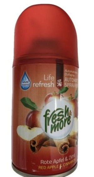 (DE) Fresh & More, Rote Apfel & Zimt, Odświeżacz powietrza, 250 ml (PRODUKT