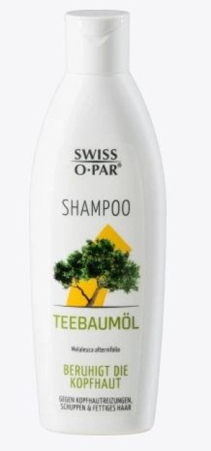 (DE) Swiss-o-Par, Teebaumöl, Szampon z ektraktem z drzewa herbacianego, 250