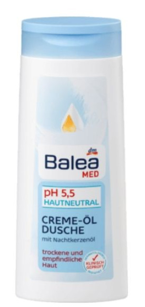 (DE) Baela MED, Neutralny kremowy olejek pod prysznic pH 5,5, 300ml (PRODUK