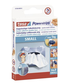 (DE) Tesa, Powerstrips, Plastry do plakatów, małe,  14 sztuki (PRODUKT Z NI