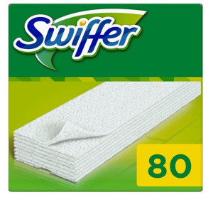(DE) Swiffer, Suche ściereczki do podłóg, opakowanie uzupełniające, 80 sztu