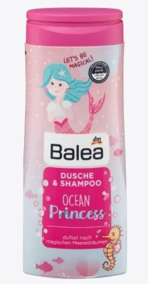 (DE) Balea, Szampon i Żel, Ocean Princess, 300 ml (PRODUKT Z NIEMIEC)