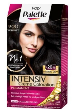 (DE) Poly, Palette, Farba do włosów, 900/1-0 , 115ml (PRODUKT Z NIEMIEC)