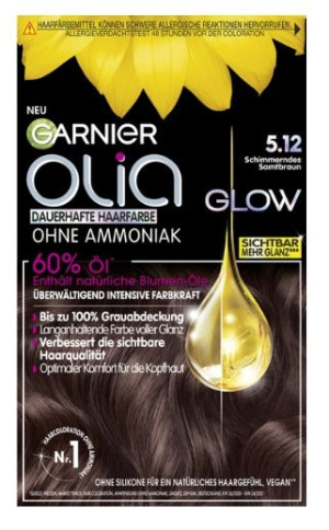 (DE) Garnier, Olia, Farba do włosów 5.12, 1 sztuka (PRODUKT Z NIEMIEC)