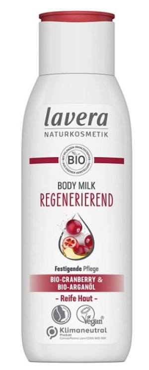 (DE) Lavera, Regenerujące mleczko do ciała, 200ml (PRODUKT Z NIEMIEC)