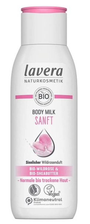 (DE) Lavera, Balsam do ciała z organiczną dziką róża i masłem shea, 200ml (