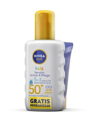 (DE) Nivea Sun Kids, Sensitiv, Spray do opalania, SPF50, 200ml (PRODUKT Z N