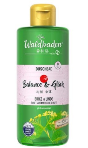 (DE) CD, Waldbaden, Balance & Glück, Płyn do kąpieli, 300ml (PRODUKT Z NIEM