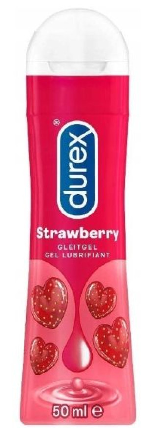 (DE) Durex, Strawberry, Lubrykant, 50ml (PRODUKT Z NIEMIEC)