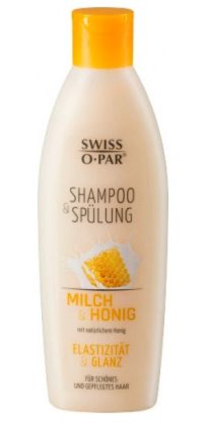 (DE) Swiss-o-par, Szampon z odżywką, miód i mleko, 25ml (PRODUKT Z NIEMIEC)