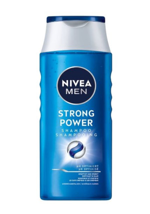 (DE) Nivea Men, Strong Power, Szampon, 250ml (PRODUKT Z NIEMIEC)
