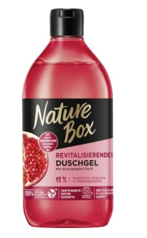 (DE) Nature Box, Granata, Żel pod prysznic, 385ml (PRODUKT Z NIEMIEC)