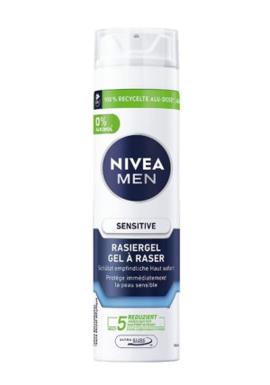 (DE) Nivea Men, Sensitive, Pianka do golenia, 200ml (PRODUKT Z NIEMIEC)
