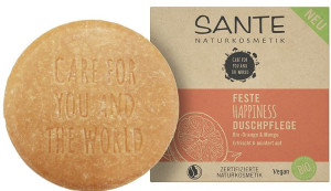 (DE) Sante, Happiness, Kostka myjąca, 80g (PRODUKT Z NIEMIEC)