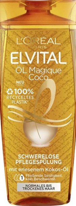 (DE) Elvital, Oil Magique Coco, Szampon, 300ml (PRODUKT Z NIEMIEC)