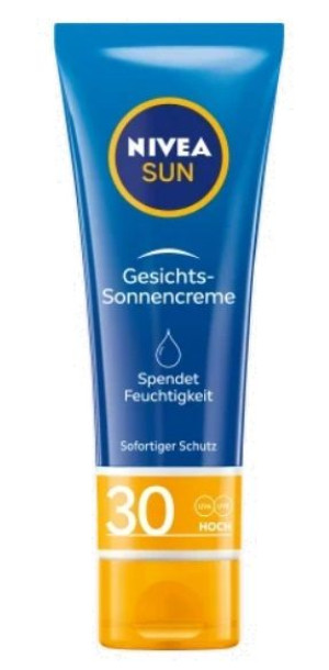 (DE) Nivea Sun, Krem chroniący przed słońcem SPF 30, 50ml (PRODUKT Z NIEMIE
