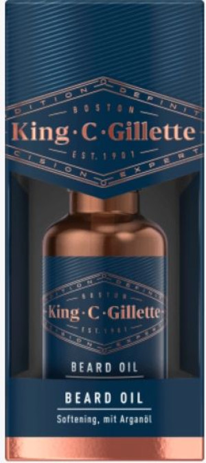 (DE) Gillette, King C, Olejek do brody, 100ml (PRODUKT Z NIEMIEC)