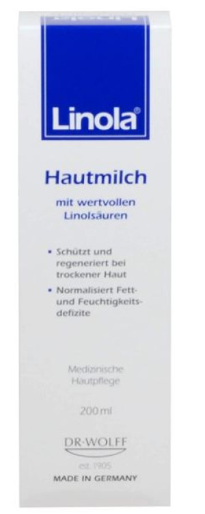 (DE) Linola, Mleczko do ciała, 200ml (PRODUKT Z NIEMIEC)