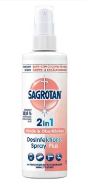 (DE) Sagrotan, Spray dezynfekujący, 250ml (PRODUKT Z NIEMIEC)