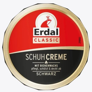 (DE) Erdal, Pasta do pielęgnacji obuwia, czerń, 75ml (PRODUKT Z NIEMIEC)