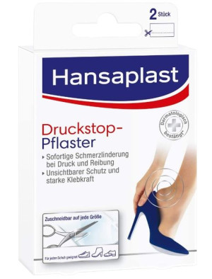 (DE) Hansaplast, Druckstopp, Podkładki zabezpieczające przed otarciami,  2
