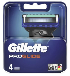 (DE) Gillette, ProGlide, Wkłady do maszynki, 4 sztuki (PRODUKT Z NIEMIEC)