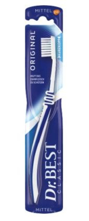 (DE) Dr.Best, Classic, Szczoteczka do zębów, 1 sztuka (PRODUKT Z NIEMIEC)