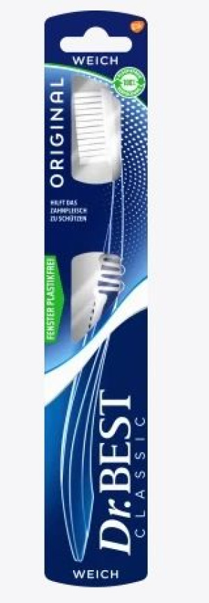 (DE) Dr.Best, Hoch-Tief, Szczoteczka do zębów, twarda, 1 sztuka (PRODUKT Z