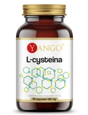 Yango, L-cysteina, 90 kapsułek - Długi termin ważności!