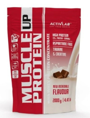 Muscle UP Protein Czekolada, 2000g - Długi termin ważności!