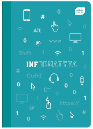Zeszyt A5 60 w kratkę do Informatyka Interdruk