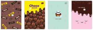 Zeszyt A5 32k kratka 70g Zapachowy Chocolate Interdruk, różne wzory, za 1 s